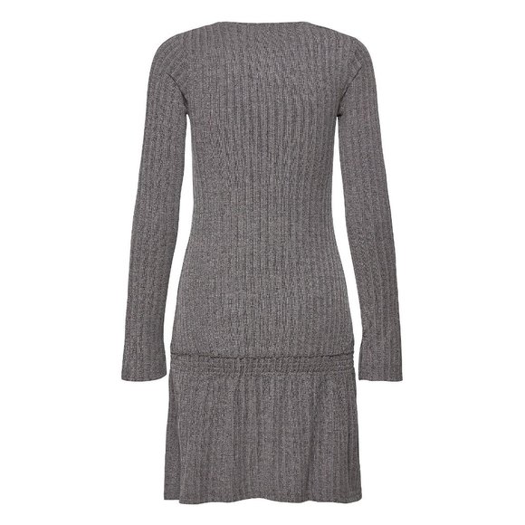 #88 NWT Charcoal Gray Selma Pull Over Long Sleeve Sweater Dress - Picture 1 of 6